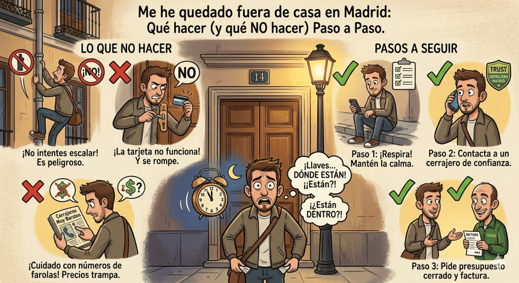 cerrajeros madrid urgente llave olvidad